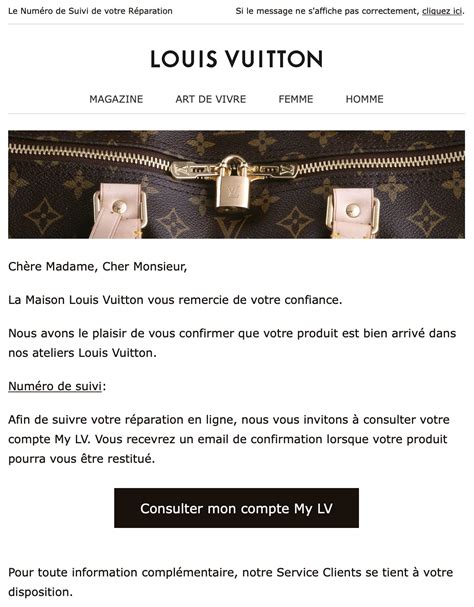 Louis Vuitton email spam